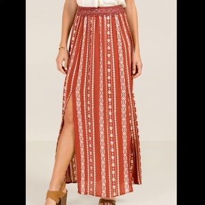 NWT francescas maxi skirt